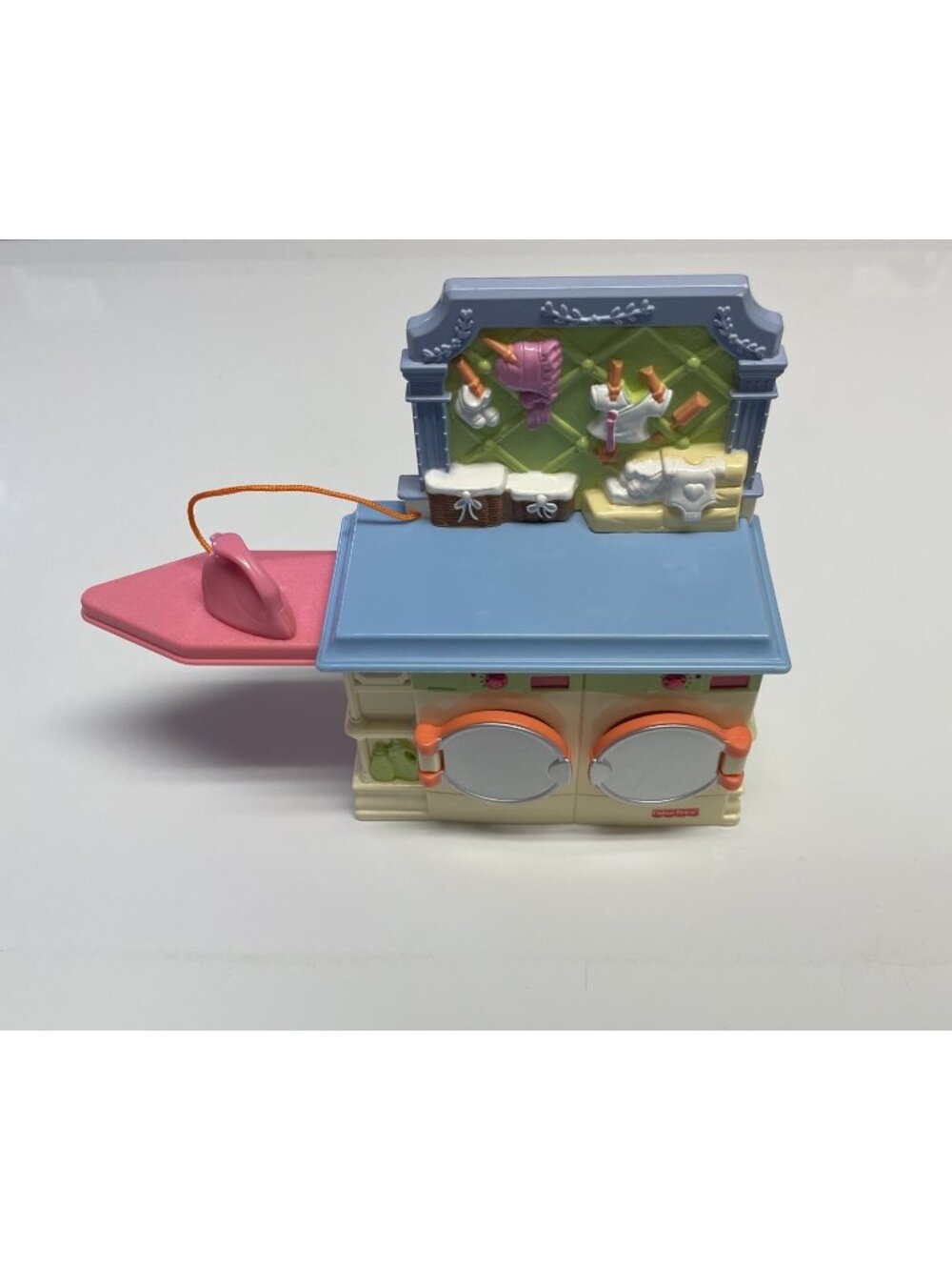 2010 Fisher Price Loving Family Dollhouse Laundry Room Washer Dryer Iron